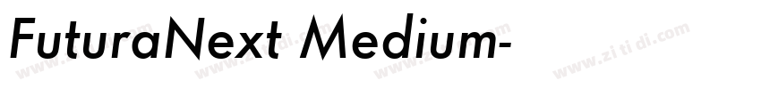 FuturaNext Medium字体转换
